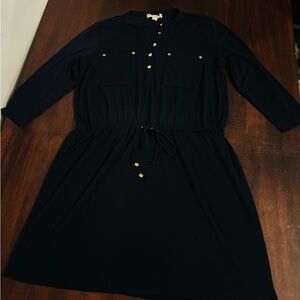 MICHAEL Michael Kors Navy Long Sleeve Dress